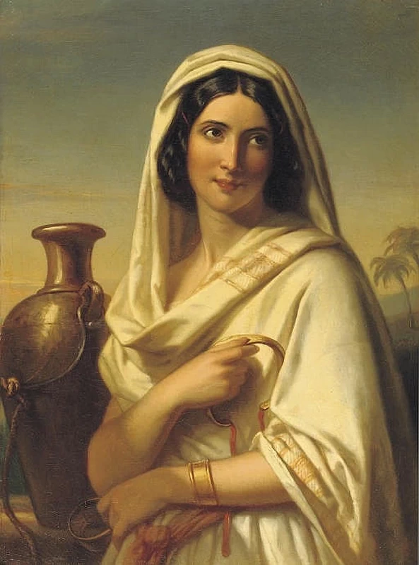Rebecca con i doni di Eliezer